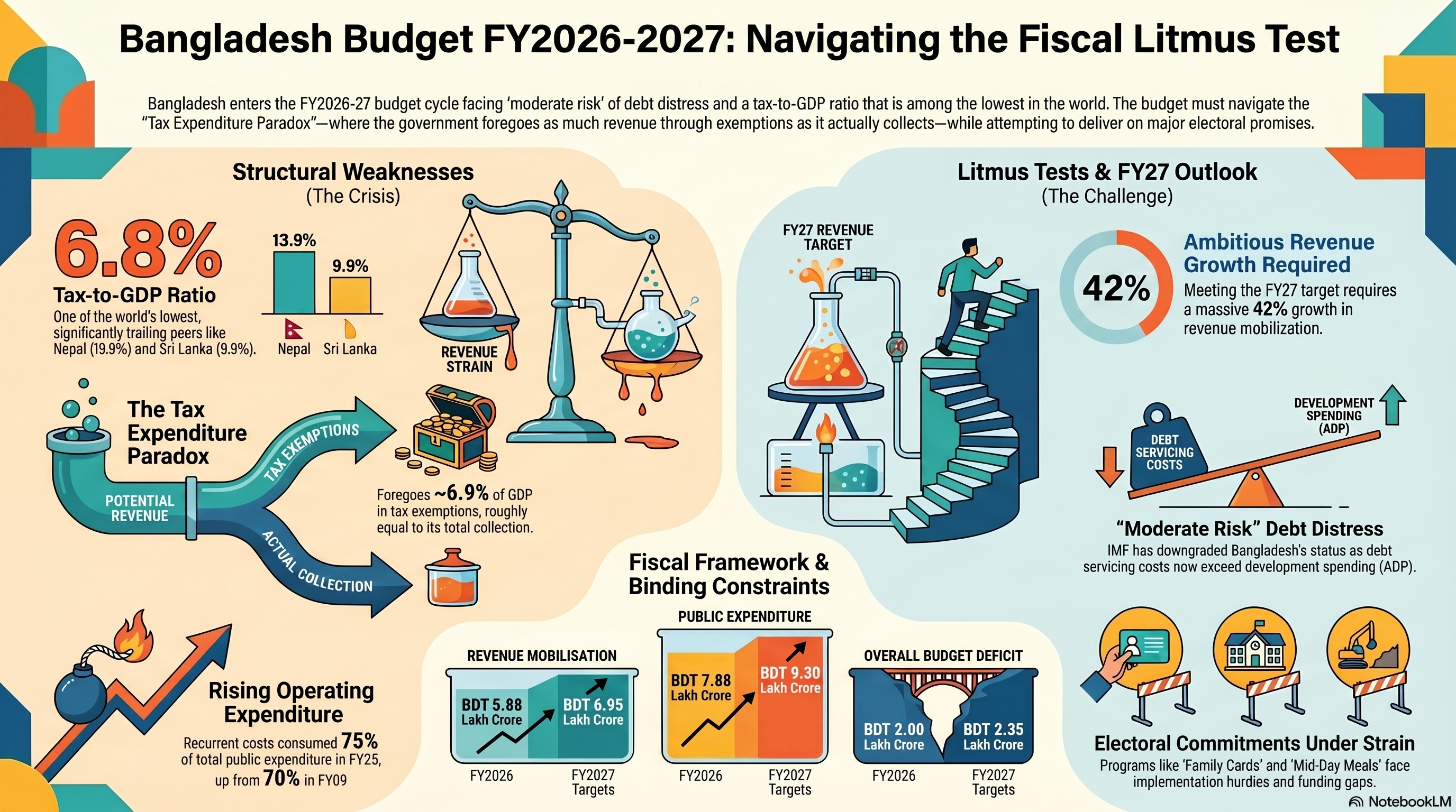 The Tax Paradox and the 42% Miracle: 5 Reality Checks for Bangladesh’s Economic Future Bangladesh Budget 2026-27